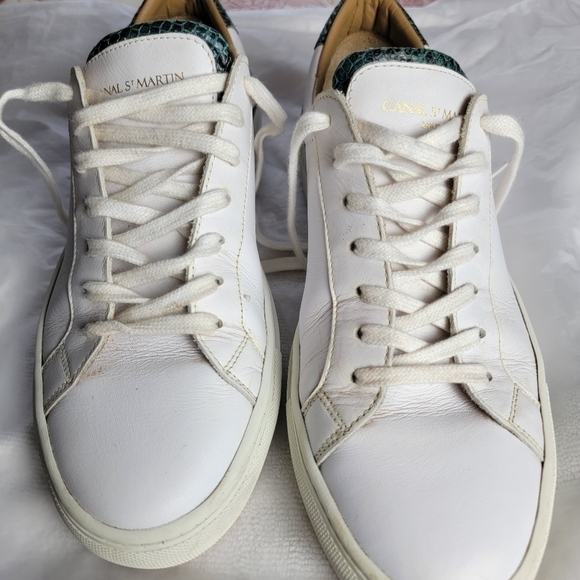 Canal St. Martin Eugene white sneakers - Picture 4 of 13